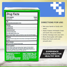 Load image into Gallery viewer, ASEPSO 4PKx 80g/2.8 oz Antibacterial Aloe Bar Soap, USA FDA REGISTERED PRODUCT