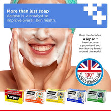 Load image into Gallery viewer, ASEPSO 4PKx 80g/2.8 oz Original Antibacterial Bar Soap, USA FDA REGISTERED