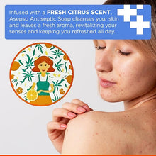 Load image into Gallery viewer, Have one to sell? Sell now ASEPSO 4pk x 80g/2.8oz Antibacterial Fresh Scent Bar Soap, USA FDA REGISTERED