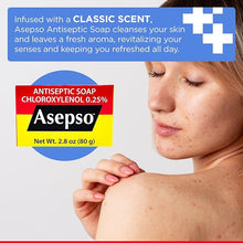 Load image into Gallery viewer, ASEPSO 4PKx 80g/2.8 oz Original Antibacterial Bar Soap, USA FDA REGISTERED